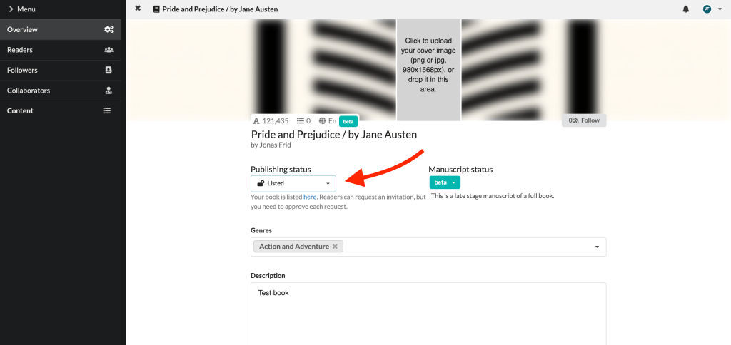 How to share your work screenshot 2